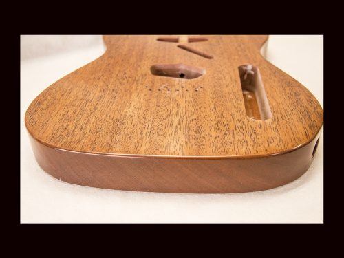 T-Style Body / 1 PC. Mahogany / 4 lbs. 6 oz. / Nitrocellulose 'Clear' / "Closet Clean" (#GIN-3203) - Image 2