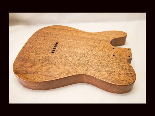 T-Style Body / 1 PC. Mahogany / 4 lbs. 6 oz. / Nitrocellulose 'Clear' / "Closet Clean" (#GIN-3203) - Image 7