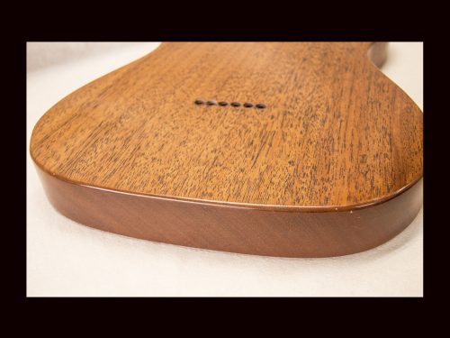 T-Style Body / 1 PC. Mahogany / 4 lbs. 6 oz. / Nitrocellulose 'Clear' / "Closet Clean" (#GIN-3203) - Image 8