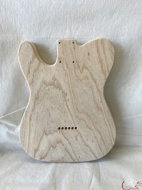 T-Style Body / 1 pc. Ultra Light Swamp Ash / Uni-Rout / 3 lbs. 9 oz. (#GIN-3209) - Image 2