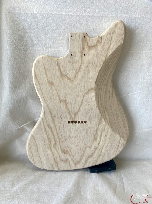 T-Master Style Body / 1 pc. Swamp Ash / Reverse Bridge Pickup / Neck P-90 (#GIN-3212) - Image 2