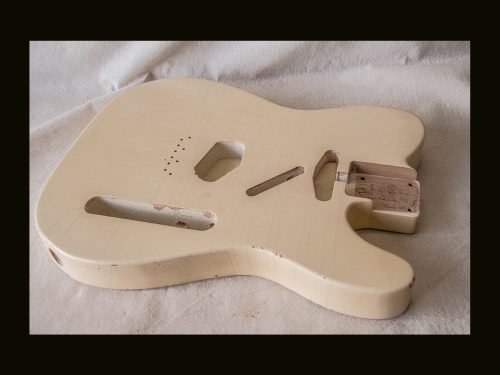 T-Style Body / Alder / 4 lbs. 12 oz. / Nitrocellulose 'Desert Sand' / Med. Relic (#GIN-3247) - Image 2