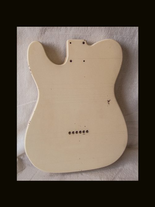 T-Style Body / Alder / 4 lbs. 12 oz. / Nitrocellulose 'Desert Sand' / Med. Relic (#GIN-3247) - Image 4