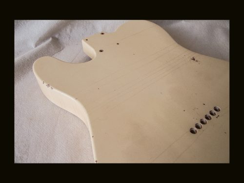 T-Style Body / Alder / 4 lbs. 12 oz. / Nitrocellulose 'Desert Sand' / Med. Relic (#GIN-3247) - Image 5