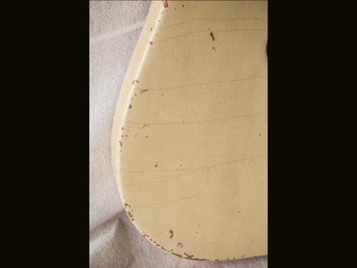 T-Style Body / Alder / 4 lbs. 7 oz. / Nitrocellulose 'Vintage White' / Med.-Hvy. Relic (#GIN-3248) - Image 7