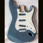 S-Style Body / Alder / 4 lbs. 3 oz. / Nitrocellulose 'Deep Lake Placid Blue' / Med./ Light Relic (#GIN-3249)