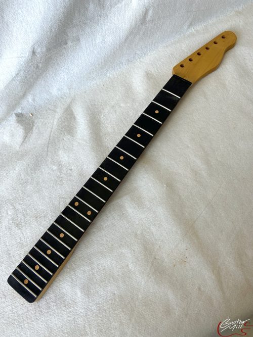 T-Style Replacement Neck / 2 pc. Maple & Ebony / Chunky C / V.T. Satin / Med Relic (#GIN-3250) - Image 2