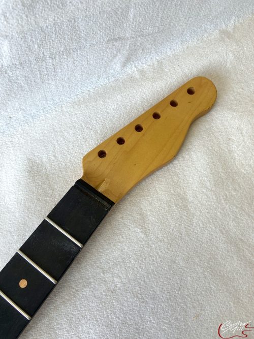 T-Style Replacement Neck / 2 pc. Maple & Ebony / Chunky C / V.T. Satin / Med Relic (#GIN-3250)