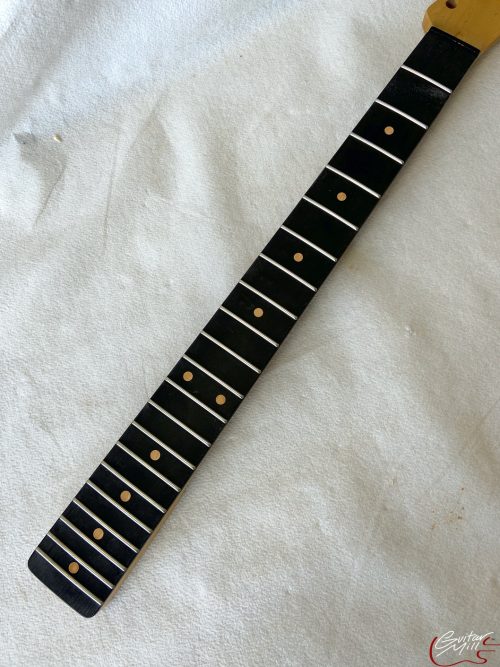 T-Style Replacement Neck / 2 pc. Maple & Ebony / Chunky C / V.T. Satin / Med Relic (#GIN-3250) - Image 4