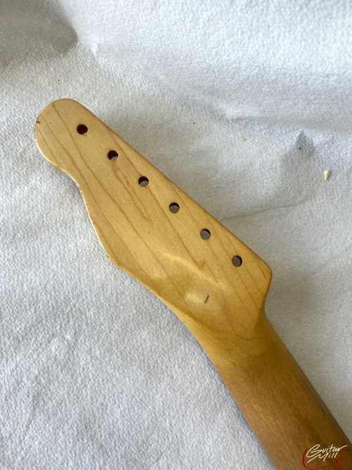 T-Style Replacement Neck / 2 pc. Maple & Ebony / Chunky C / V.T. Satin / Med Relic (#GIN-3250) - Image 7