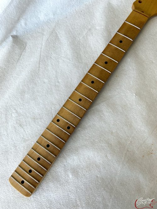 S-Style Replacement Neck / 1 pc. Maple / Classic C / V.T. Satin / Med Relic (#GIN-3251) - Image 4