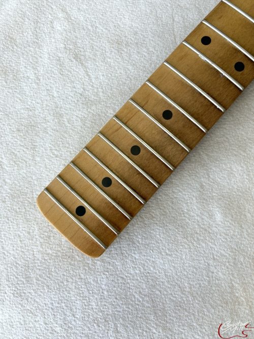 S-Style Replacement Neck / 1 pc. Maple / Classic C / V.T. Satin / Med Relic (#GIN-3251) - Image 5