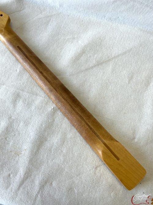 S-Style Replacement Neck / 1 pc. Maple / Classic C / V.T. Satin / Med Relic (#GIN-3251) - Image 8