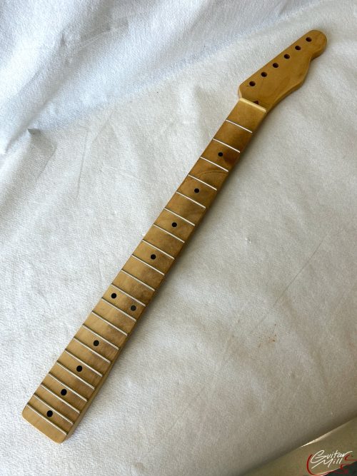 T-Style Replacement Neck / 1 pc. Maple / Slim D / V.T. Satin / Med Relic (#GIN-3252) - Image 2