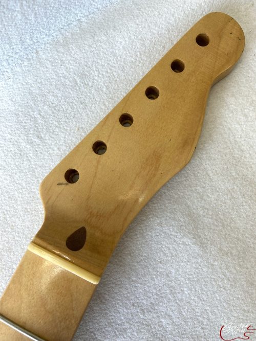 T-Style Replacement Neck / 1 pc. Maple / Slim D / V.T. Satin / Med Relic (#GIN-3252) - Image 3