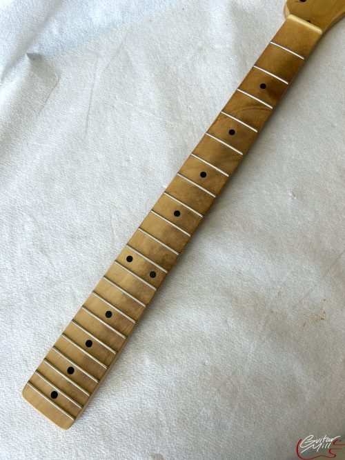 T-Style Replacement Neck / 1 pc. Maple / Slim D / V.T. Satin / Med Relic (#GIN-3252) - Image 4