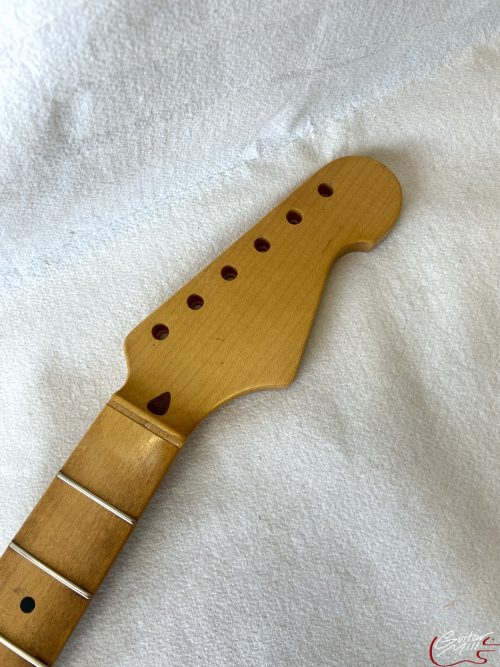 S-Style Replacement Neck / 1 pc. Maple / Chunky C / Compound Radius / V.T. Satin / Med Relic (#GIN-3253)