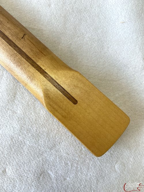 S-Style Replacement Neck / 1 pc. Maple / Chunky C / Compound Radius / V.T. Satin / Med Relic (#GIN-3253) - Image 9