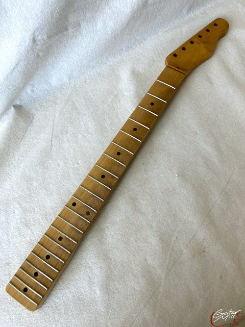 T-Style Replacement Neck / 1 pc. Maple / Classic C / V.T. Satin / Med Relic (#GIN-3254) - Image 2