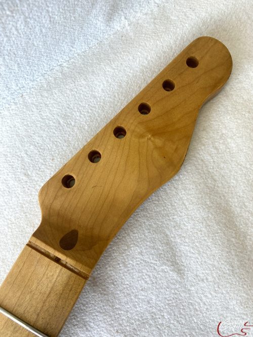 T-Style Replacement Neck / 1 pc. Maple / Classic C / V.T. Satin / Med Relic (#GIN-3254) - Image 3