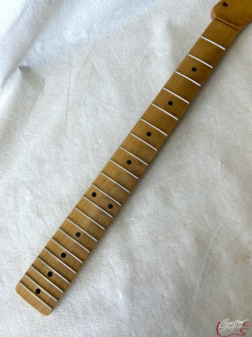 T-Style Replacement Neck / 1 pc. Maple / Classic C / V.T. Satin / Med Relic (#GIN-3254) - Image 4