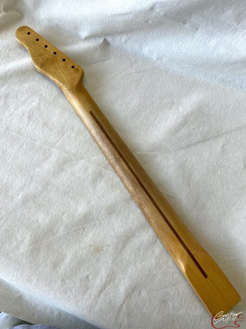 T-Style Replacement Neck / 1 pc. Maple / Classic C / V.T. Satin / Med Relic (#GIN-3254) - Image 6