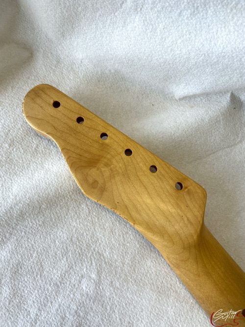 T-Style Replacement Neck / 1 pc. Maple / Classic C / V.T. Satin / Med Relic (#GIN-3254) - Image 7