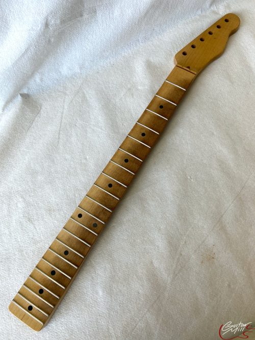 T-Style Replacement Neck / 1 pc. Maple / Fat Baseball Bat / Compound Radius / V.T. Satin / Med Relic (#GIN-3255) - Image 2