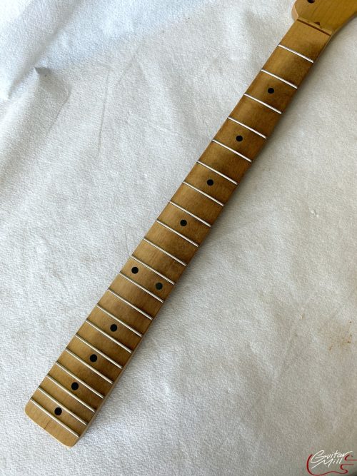 T-Style Replacement Neck / 1 pc. Maple / Fat Baseball Bat / Compound Radius / V.T. Satin / Med Relic (#GIN-3255) - Image 4