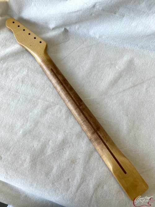 T-Style Replacement Neck / 1 pc. Maple / Fat Baseball Bat / Compound Radius / V.T. Satin / Med Relic (#GIN-3255) - Image 6