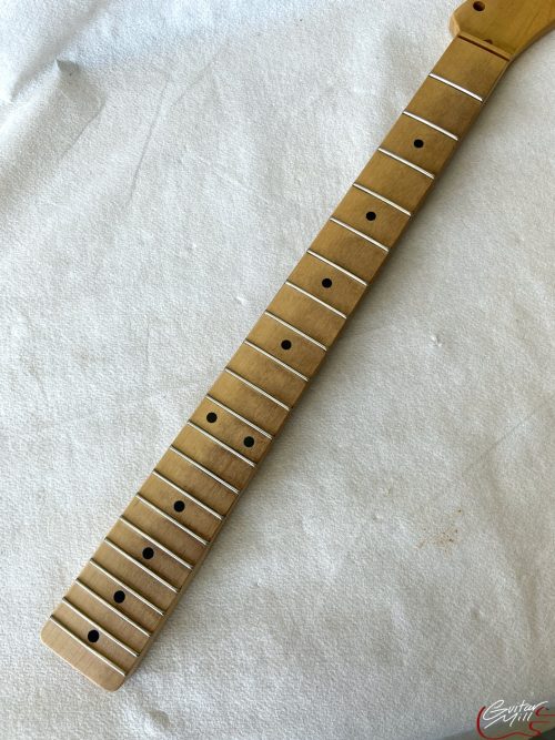 T-Style Replacement Neck / 1 pc. Maple / Fat Baseball Bat / Compound Radius / V.T. Satin / Med Relic (#GIN-3256) - Image 4
