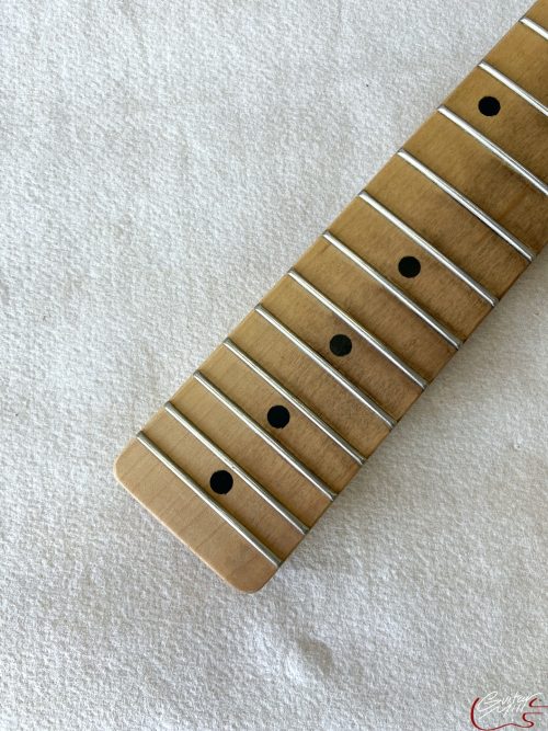 T-Style Replacement Neck / 1 pc. Maple / Fat Baseball Bat / Compound Radius / V.T. Satin / Med Relic (#GIN-3256) - Image 5