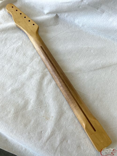 T-Style Replacement Neck / 1 pc. Maple / Fat Baseball Bat / Compound Radius / V.T. Satin / Med Relic (#GIN-3256) - Image 6