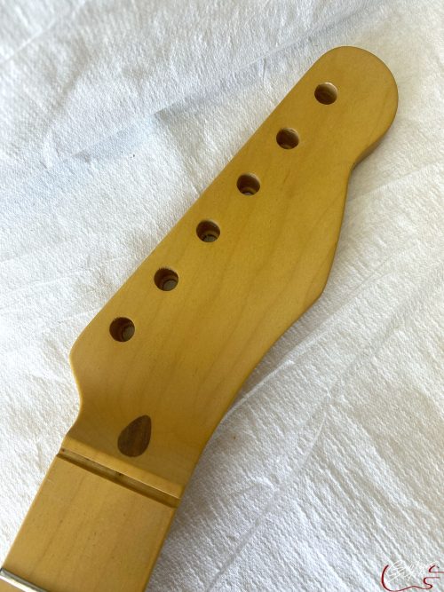 T-Style Replacement Neck / 1 pc. Maple / Chunky C+ / V.T. Satin (#GIN-3258) - Image 3