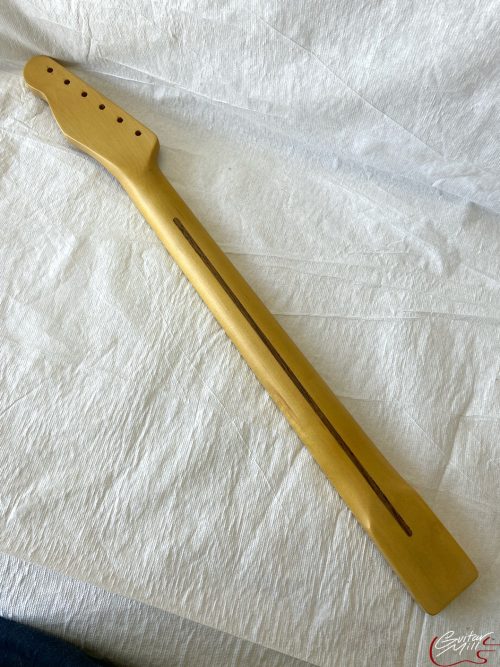 T-Style Replacement Neck / 1 pc. Maple / Chunky C+ / V.T. Satin (#GIN-3258) - Image 6