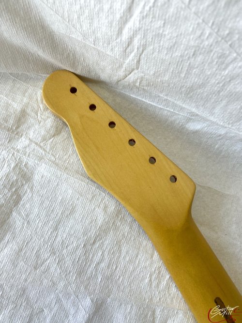 T-Style Replacement Neck / 1 pc. Maple / Chunky C+ / V.T. Satin (#GIN-3258) - Image 7