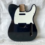 T-Style Body / Alder / 4 lbs. 6 oz. / Nitrocellulose 'Black' / Uni-Rout / Med. Relic (#GIN-3264)