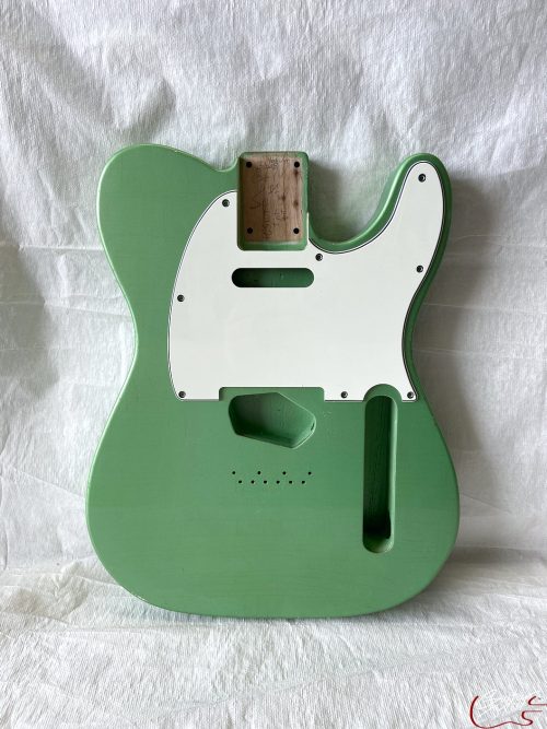 T-Style Body / Swamp Ash / 4 lbs. 11 oz. / Nitrocellulose 'Avocado Mist' / Light Relic (#GIN-3268)