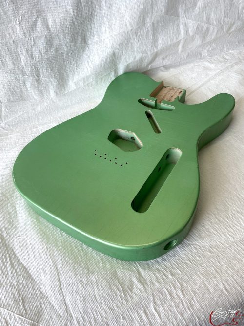 T-Style Body / Swamp Ash / 4 lbs. 11 oz. / Nitrocellulose 'Avocado Mist' / Light Relic (#GIN-3268) - Image 3