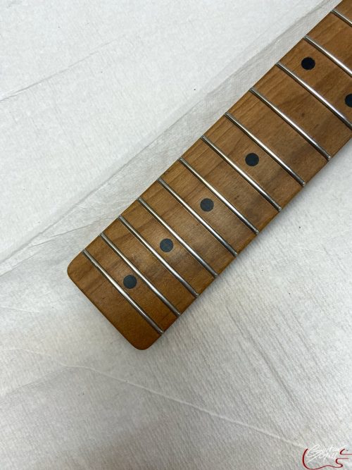 T-Style Replacement Neck / S-Style Head / 1 pc. Roasted Maple / Chunky C / Satin / Closet Clean (#GIN-3274) - Image 5