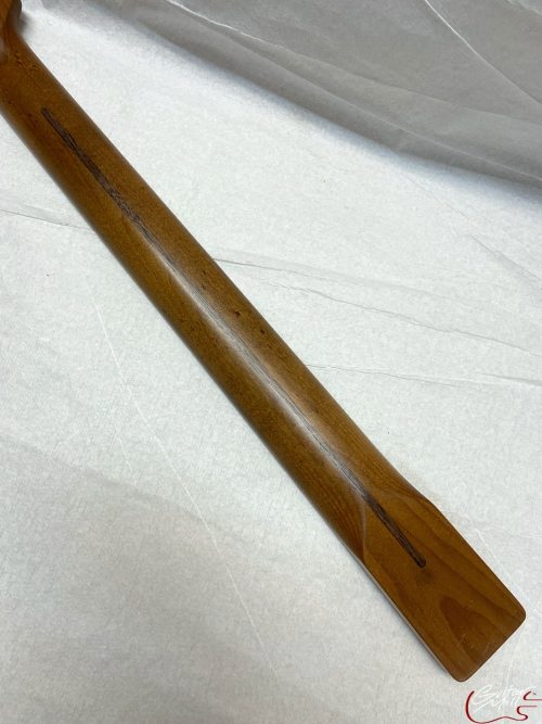 T-Style Replacement Neck / S-Style Head / 1 pc. Roasted Maple / Chunky C / Satin / Closet Clean (#GIN-3274) - Image 8