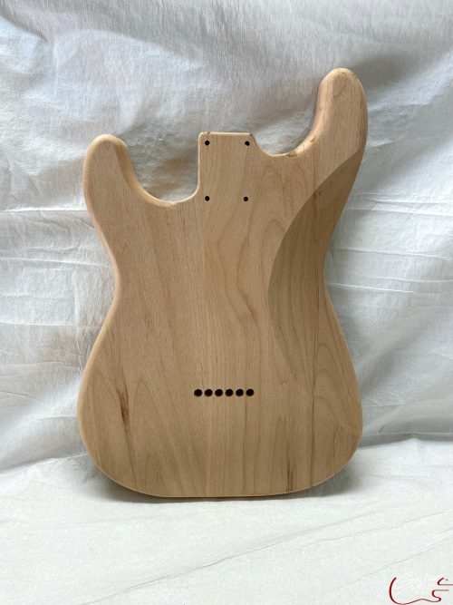 S-Style Hardtail Body / 2 pc. Ultra Light Alder / 4 lbs. 1 oz. (#GIN-3278) - Image 2
