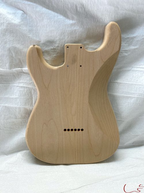 S-Style Hardtail Body / 2 pc. Ultra Light Alder / 3 lbs. 15 oz. (#GIN-3279) - Image 2