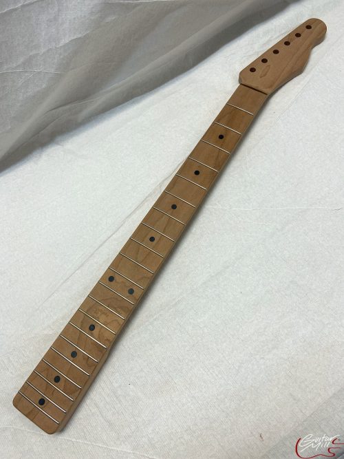 T-Style Replacement Neck / 1 pc. Roasted Maple / Chunky C (#GIN-3289) - Image 9