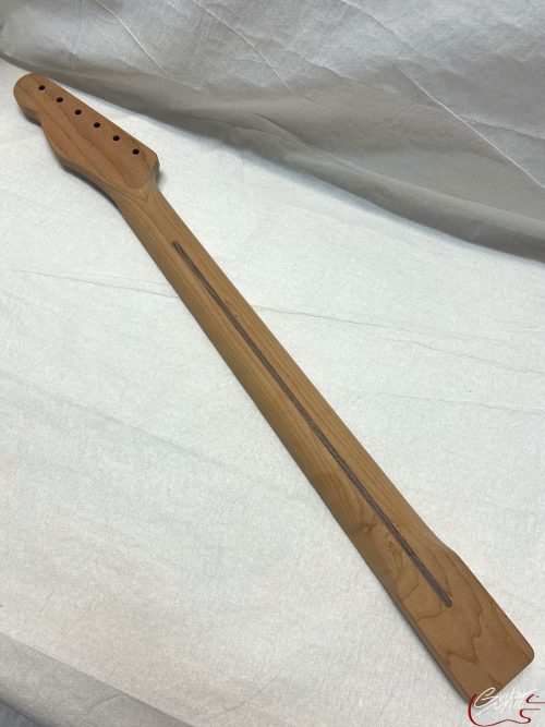 T-Style Replacement Neck / 1 pc. Roasted Maple / Chunky C (#GIN-3289) - Image 5