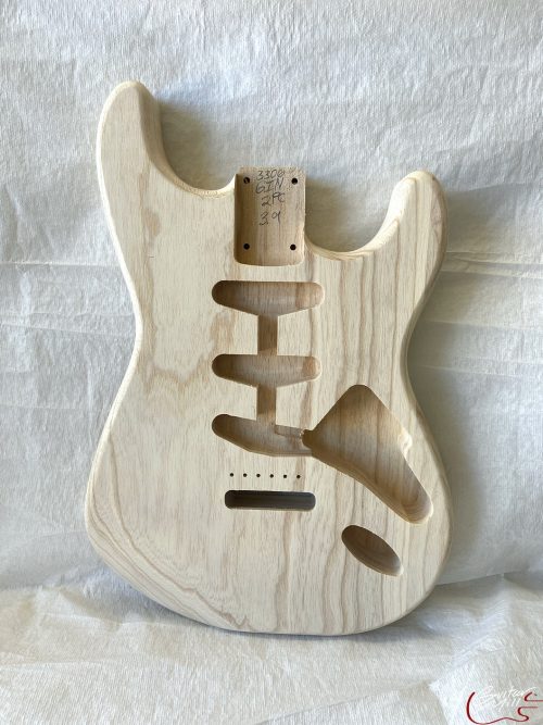 S-Style Body / 2 pc. Ultra Light Swamp Ash / 3 lbs. 9 oz. (#GIN-3306)