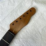 T-Style Replacement Neck / ROUND HEEL / 2 pc. Roasted Lite Flame Maple & Indian Rosewood / Classic C / Satin / Light Relic (#GIN-3309)