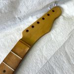 T-Style Replacement Neck / 2 pc. Maple (No Skunk Stripe) / Classic C / V.T. Satin / Med Relic (#GIN-3310)