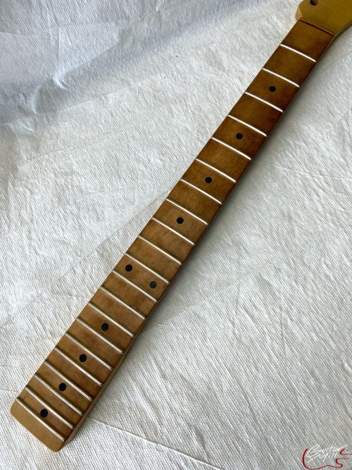 T-Style Replacement Neck / 2 pc. Maple (No Skunk Stripe) / Classic C / V.T. Satin / Med Relic (#GIN-3310) - Image 4