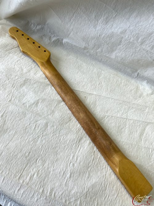 T-Style Replacement Neck / 2 pc. Maple (No Skunk Stripe) / Classic C / V.T. Satin / Med Relic (#GIN-3310) - Image 6